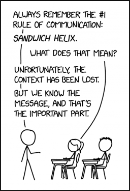 xkcd Sandwich Helix